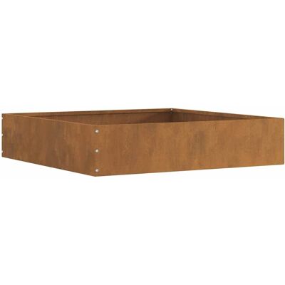 vidaXL Krawężnik do trawnika Rdzawy 60 x 60 x 13 cm vidaXL Krawężnik do trawnika Rdzawy 60 x 60 x 13 cm