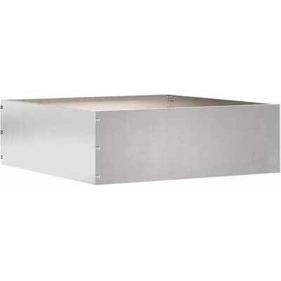 vidaXL Krawężnik do trawnika Srebrny 40 x 40 x 13 cm Stal nierdzewna vidaXL Krawężnik do trawnika Srebrny 40 x 40 x 13 cm Stal nierdzewna