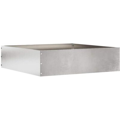 vidaXL Krawężnik do trawnika Srebrny 50 x 50 x 13 cm Stal nierdzewna vidaXL Krawężnik do trawnika Srebrny 50 x 50 x 13 cm Stal nierdzewna