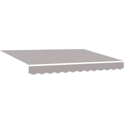vidaXL Manualna Markiza Chowana Jasnoszara 300x250 cm vidaXL Manualna Markiza Chowana Jasnoszara 300x250 cm