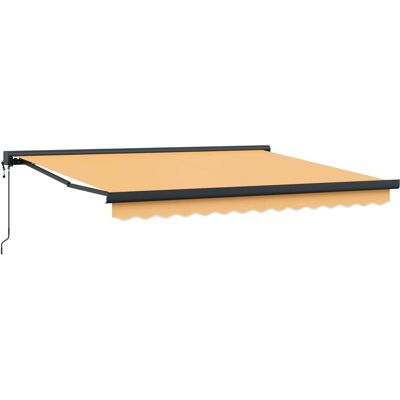 vidaXL Markiza piaskowy 450 × 300 cm Poliester i aluminium vidaXL Markiza piaskowy 450 × 300 cm Poliester i aluminium
