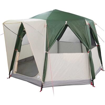 vidaXL Namiot domek z dachem Zielony i Biały 320 x 320 x 203 cm vidaXL Namiot domek z dachem Zielony i Biały 320 x 320 x 203 cm