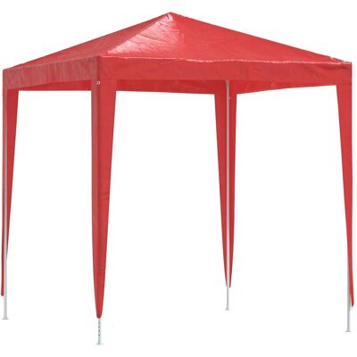 vidaXL Namiot Imprezowy 200 x 200 x 240 cm czerwony PE i stal vidaXL Namiot Imprezowy 200 x 200 x 240 cm czerwony PE i stal