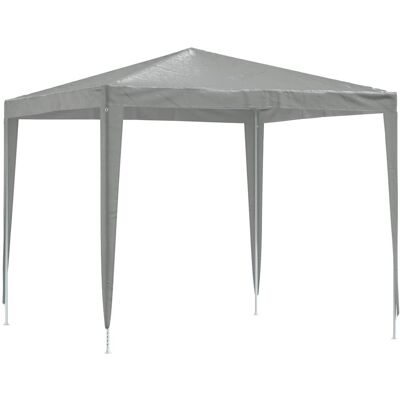vidaXL Namiot Imprezowy 250 x 250 x 240 cm jasnoszary PE i stal vidaXL Namiot Imprezowy 250 x 250 x 240 cm jasnoszary PE i stal