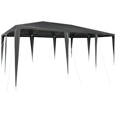 vidaXL Namiot imprezowy Antracytowy 6x4 m PE vidaXL Namiot imprezowy Antracytowy 6x4 m PE
