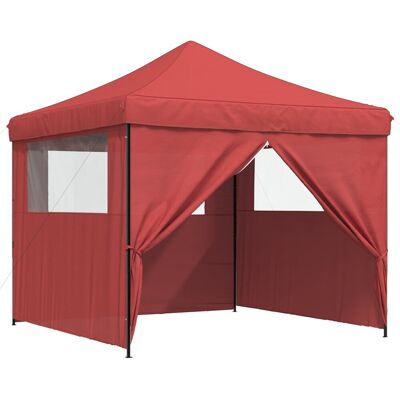 vidaXL Namiot Imprezowy bordowy 292 x 292 x 315 cm Materiał Oxford vidaXL Namiot Imprezowy bordowy 292 x 292 x 315 cm Materiał Oxford