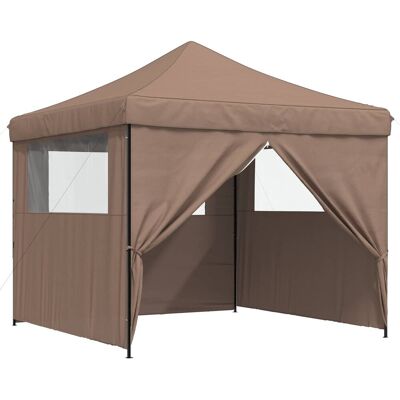 vidaXL Namiot Imprezowy Brązowy 292 x 292 x 315 cm Materiał Oxford vidaXL Namiot Imprezowy Brązowy 292 x 292 x 315 cm Materiał Oxford