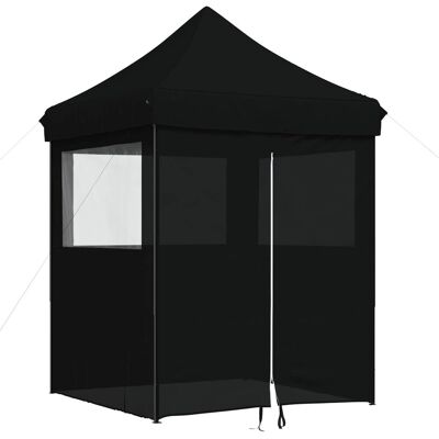 vidaXL Namiot Imprezowy Czarny 200 x 200 x 306 cm Materiał Oxford vidaXL Namiot Imprezowy Czarny 200 x 200 x 306 cm Materiał Oxford