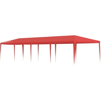 vidaXL Namiot Imprezowy Czerwony 1200 x 300 x 255 cm PE i stal vidaXL Namiot Imprezowy Czerwony 1200 x 300 x 255 cm PE i stal