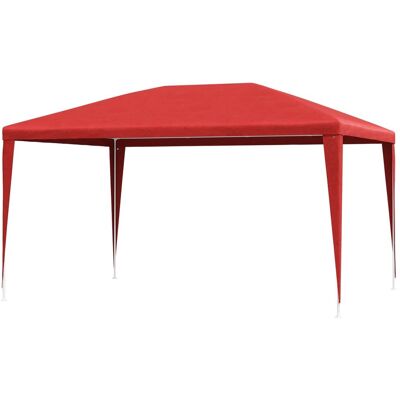 vidaXL Namiot Imprezowy Czerwony 400 x 300 x 255 cm PE i stal vidaXL Namiot Imprezowy Czerwony 400 x 300 x 255 cm PE i stal