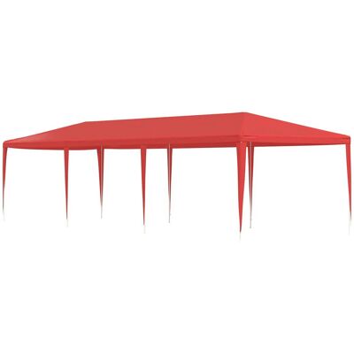 vidaXL Namiot Imprezowy Czerwony 900 x 300 x 255 cm PE i stal vidaXL Namiot Imprezowy Czerwony 900 x 300 x 255 cm PE i stal