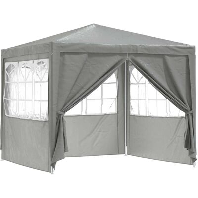 vidaXL Namiot Imprezowy Jasnoszary 250 x 250 x 240 cm PE i stal vidaXL Namiot Imprezowy Jasnoszary 250 x 250 x 240 cm PE i stal