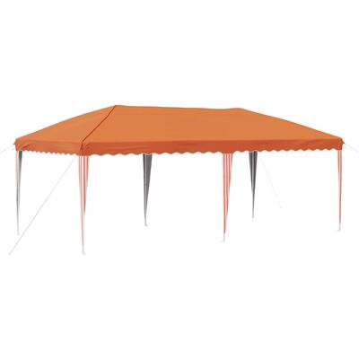 vidaXL Namiot imprezowy rozkładany 575 x 290 x 245 cm pomarańczowy vidaXL Namiot imprezowy rozkładany 575 x 290 x 245 cm pomarańczowy