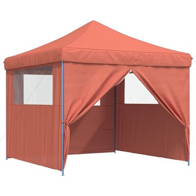 vidaXL Namiot Imprezowy terakota 292 x 292 x 315 cm Materiał Oxford vidaXL Namiot Imprezowy terakota 292 x 292 x 315 cm Materiał Oxford