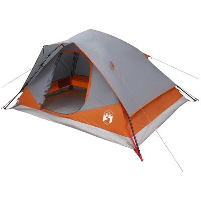 vidaXL Namiot Instant z dachem Szary i pomarańczowy 305 x 215 x 140 cm vidaXL Namiot Instant z dachem Szary i pomarańczowy 305 x 215 x 140 cm
