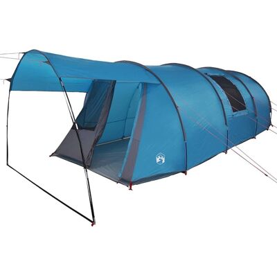 vidaXL Namiot tunelowy z dachem Niebieski i szary 740 x 370 x 220 cm vidaXL Namiot tunelowy z dachem Niebieski i szary 740 x 370 x 220 cm