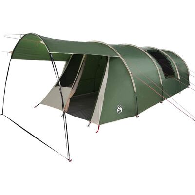 vidaXL Namiot tunelowy z dachem Zielony i Biały 740 x 370 x 220 cm vidaXL Namiot tunelowy z dachem Zielony i Biały 740 x 370 x 220 cm