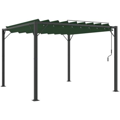 vidaXL Namiot z dachem z żaluzjami zielony 3 x 3 x 2,14 m vidaXL Namiot z dachem z żaluzjami zielony 3 x 3 x 2,14 m