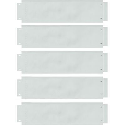vidaXL Ogrodzenia Trawników 5 sztuk 25x100 cm Elastyczna Stal Galwanizowana vidaXL Ogrodzenia Trawników 5 sztuk 25x100 cm Elastyczna Stal Galwanizowana