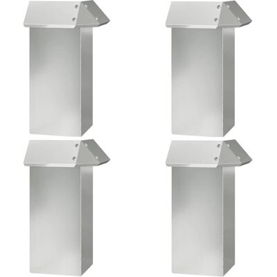 Vidaxl Ogrodzenie Ślimakowe 4 Pcs Srebrny 13,5 X 13,5 X 25 Cm Vidaxl Ogrodzenie Ślimakowe 4 Pcs Srebrny 13,5 X 13,5 X 25 Cm