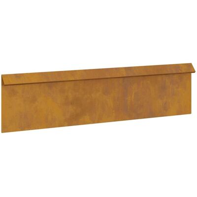 vidaXL Ogrodzenie ślimakowe Rdzawy 100 x 3,5 x 25 cm vidaXL Ogrodzenie ślimakowe Rdzawy 100 x 3,5 x 25 cm