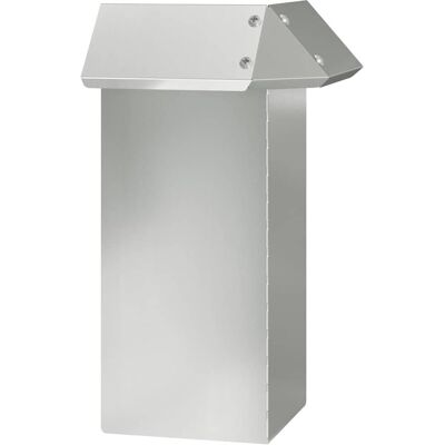 vidaXL Ogrodzenie ślimakowe Srebrny 13,5 x 13,5 x 25 cm vidaXL Ogrodzenie ślimakowe Srebrny 13,5 x 13,5 x 25 cm