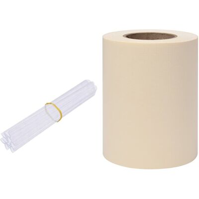 vidaXL, Osłona na ogrodzenie ogrodowe, PVC, 35x0,19 m, kremowa vidaXL, Osłona na ogrodzenie ogrodowe, PVC, 35x0,19 m, kremowa