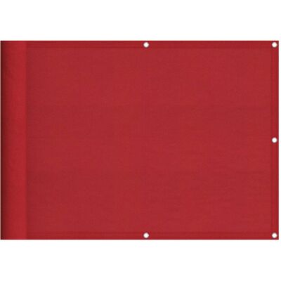 vidaXL Balkon-Sichtschutz Rot 75x800 cm - Parawan na balkon vidaXL Balkon-Sichtschutz Rot 75x800 cm - Parawan na balkon