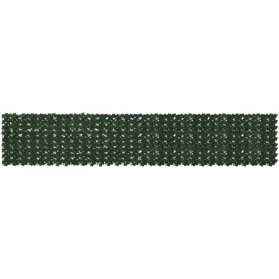 vidaXL Parawan balkonowy z liśćmi Ciemnozielony 400 x 75 cm vidaXL Parawan balkonowy z liśćmi Ciemnozielony 400 x 75 cm