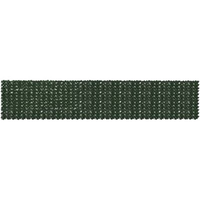 vidaXL Parawan balkonowy z liśćmi Ciemnozielony 500 x 100 cm vidaXL Parawan balkonowy z liśćmi Ciemnozielony 500 x 100 cm
