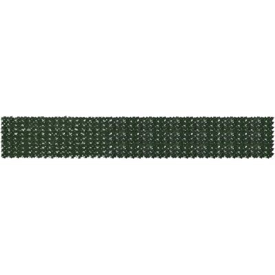 vidaXL Parawan balkonowy z liśćmi Ciemnozielony 500 x 75 cm vidaXL Parawan balkonowy z liśćmi Ciemnozielony 500 x 75 cm