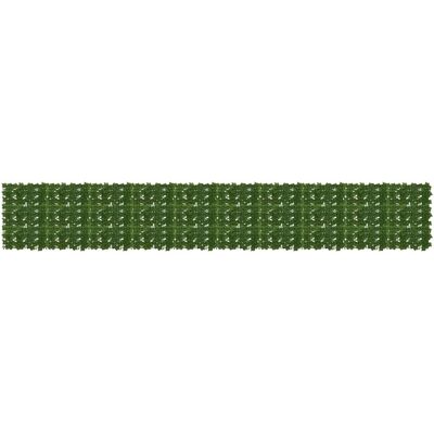 vidaXL Parawan balkonowy z liśćmi zielony 500 x 75 cm vidaXL Parawan balkonowy z liśćmi zielony 500 x 75 cm