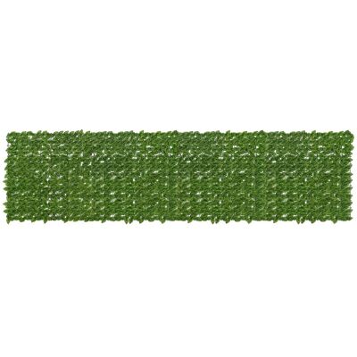 vidaXL Parawan balkonowy z liśćmi Zielony i Żółty 400 x 100 cm vidaXL Parawan balkonowy z liśćmi Zielony i Żółty 400 x 100 cm
