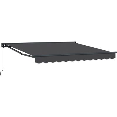 vidaXL Ręczny zjeżdżający namiot - antracytowy, 300x250 cm vidaXL Ręczny zjeżdżający namiot - antracytowy, 300x250 cm