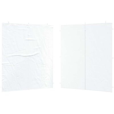vidaXL Ściana boczna namiotu na imprezy 2 pcs Biały 200 x 195 cm vidaXL Ściana boczna namiotu na imprezy 2 pcs Biały 200 x 195 cm