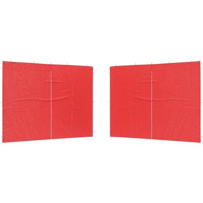 vidaXL Ściana boczna namiotu na imprezy 2 pcs czerwony 300 x 195 cm vidaXL Ściana boczna namiotu na imprezy 2 pcs czerwony 300 x 195 cm