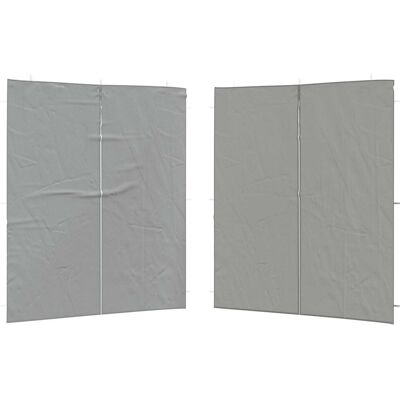 vidaXL Ściana boczna namiotu na imprezy 2 pcs jasnoszary 200 x 195 cm vidaXL Ściana boczna namiotu na imprezy 2 pcs jasnoszary 200 x 195 cm