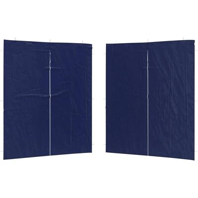 vidaXL Ściana boczna namiotu na imprezy 2 pcs niebieski 200 x 195 cm vidaXL Ściana boczna namiotu na imprezy 2 pcs niebieski 200 x 195 cm