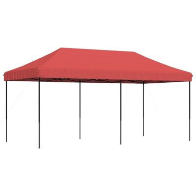 vidaXL Burgundzkie 580x292x315 cm składany namiot na imprezy - Wydarzenie plenerowe vidaXL Burgundzkie 580x292x315 cm składany namiot na imprezy - Wydarzenie plenerowe