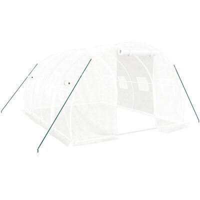 Szklarnia biała 4x3x2 m vidaXL - Szklarnia Szklarnia biała 4x3x2 m vidaXL - Szklarnia