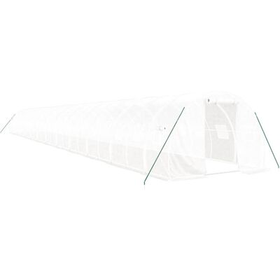 Szklarnia z białej stali 72 m² - Szklarnia Szklarnia z białej stali 72 m² - Szklarnia
