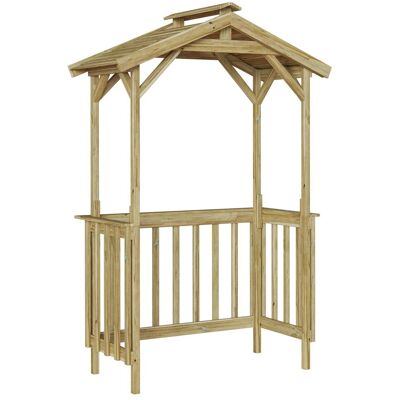 vidaXL Szopa na Grill 133.5x63x200 cm z Drewna Sosnowego Impregnowanego vidaXL Szopa na Grill 133.5x63x200 cm z Drewna Sosnowego Impregnowanego