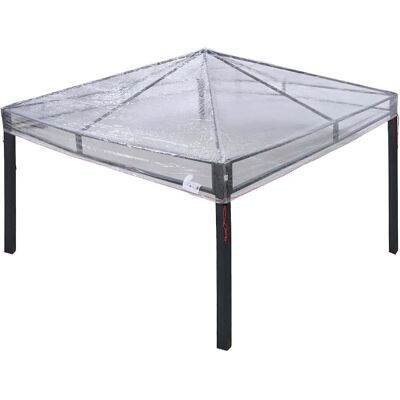 vidaXL Wymiana osłony altany przezroczysty 400 x 300 x 32 cm PVC vidaXL Wymiana osłony altany przezroczysty 400 x 300 x 32 cm PVC
