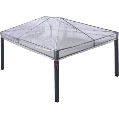 vidaXL Wymiana osłony altany przezroczysty 400 x 300 x 32 cm PVC vidaXL Wymiana osłony altany przezroczysty 400 x 300 x 32 cm PVC