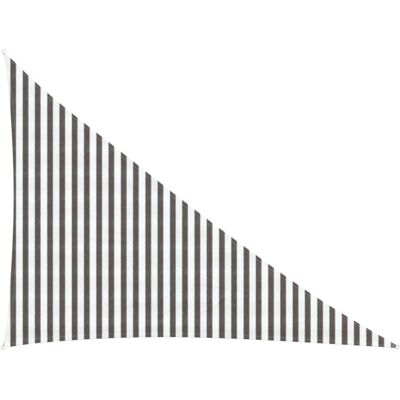 vidaXL Żagiel przeciwsłoneczny Jasnoszary i biały. 3 x 4 x 5 m HDPE vidaXL Żagiel przeciwsłoneczny Jasnoszary i biały. 3 x 4 x 5 m HDPE