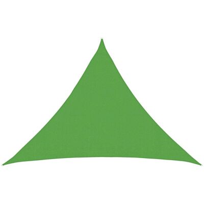 vidaXL Żagiel przeciwsłoneczny Jasnozielony 7 x 5 x 5 m HDPE vidaXL Żagiel przeciwsłoneczny Jasnozielony 7 x 5 x 5 m HDPE