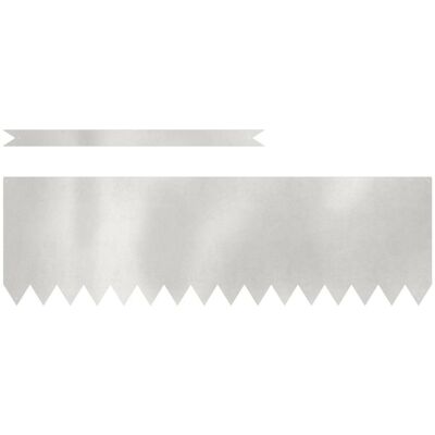 vidaXL Set mit 3 Edelstahl 50 cm Langlebig Gartenbegrenzung Silver - Ogrodzenie vidaXL Set mit 3 Edelstahl 50 cm Langlebig Gartenbegrenzung Silver - Ogrodzenie