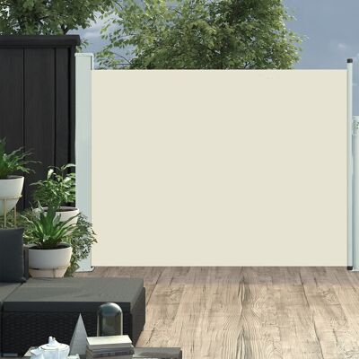 VMP Wysuwana markiza boczna na taras, 140 x 500 cm, kremowa VMP Wysuwana markiza boczna na taras, 140 x 500 cm, kremowa