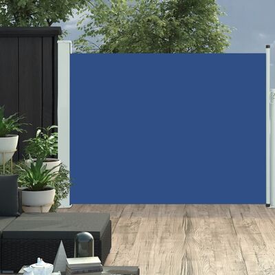 VMP Wysuwana markiza boczna na taras, 140 x 500 cm, niebieska VMP Wysuwana markiza boczna na taras, 140 x 500 cm, niebieska