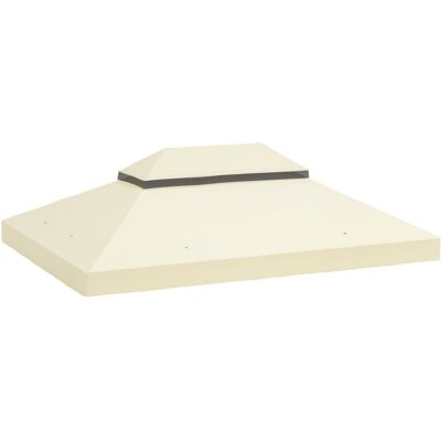 Zamienny dach Outsunny do altany 3 x 4 m, wodoodporny dach altany z powłoką z PVC, podwójne pokrycie dachu do altany ogrodowej, części zamienne wyko.. Zamienny dach Outsunny do altany 3 x 4 m, wodoodporny dach altany z powłoką z PVC, podwójne pokrycie dachu do altany ogrodowej, części zamienne wyko..